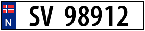 Truck License Plate